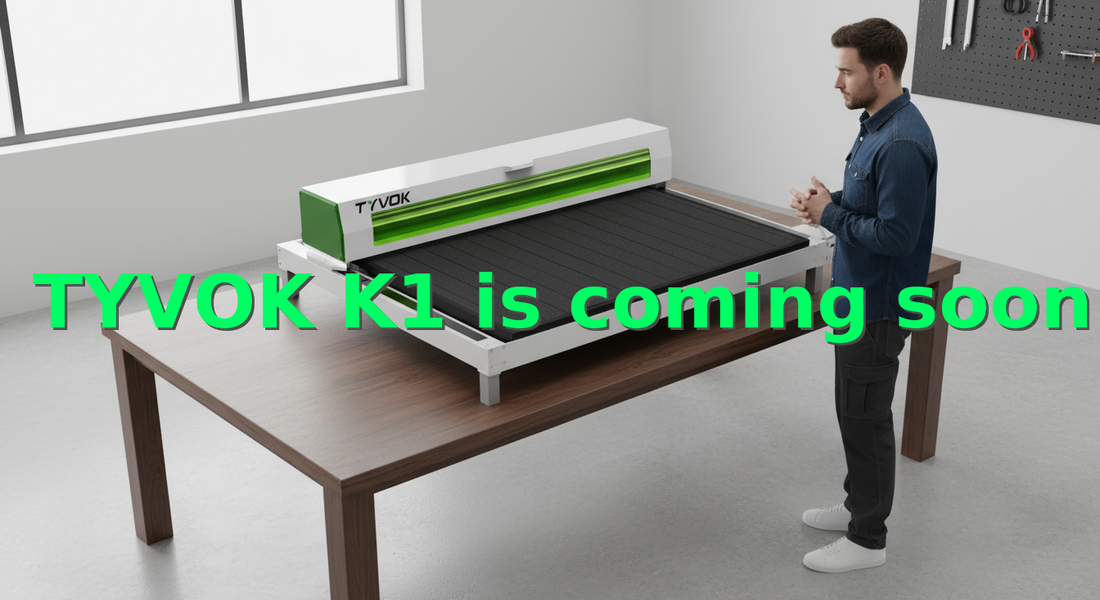 TYVOK Announces Launch of K1: The Ultimate 100W CO₂ Laser Engraver for Makers & Designers