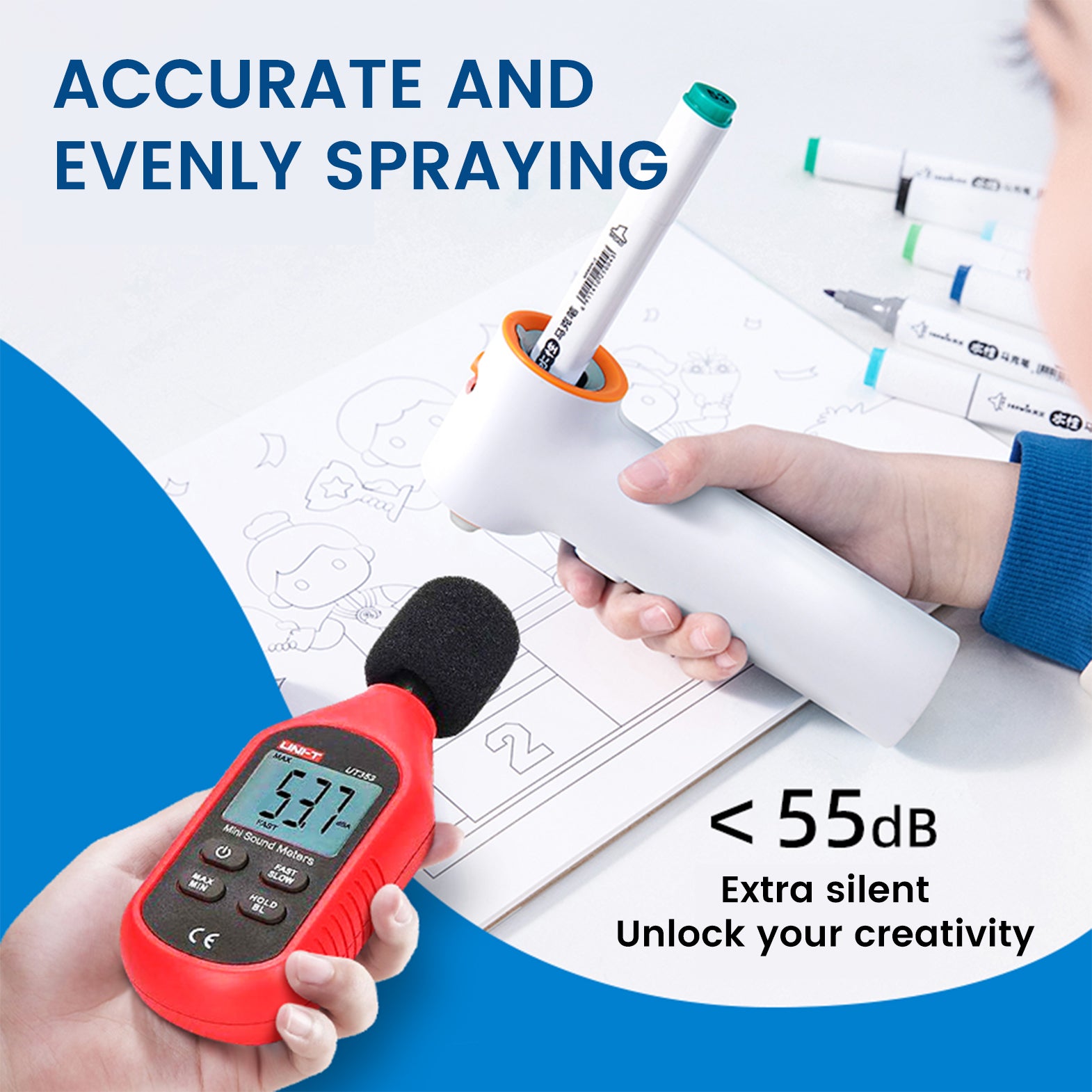 Tyvok-Electric Marker Airbrush for DIY Lovers - Spider-Laser
