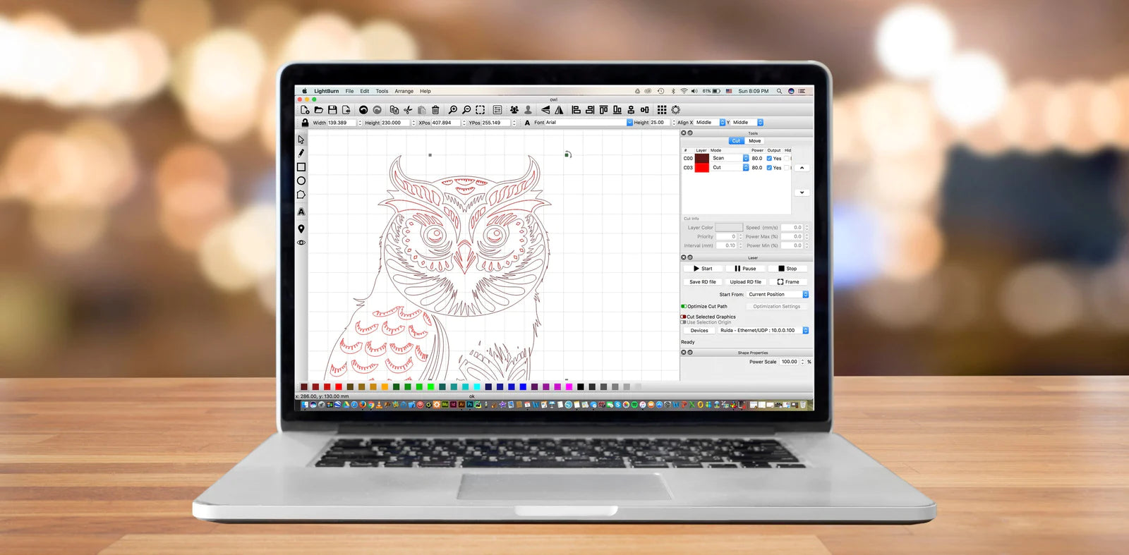 Tyvok - LightBurn Software - GCode License Key - Spider-Laser