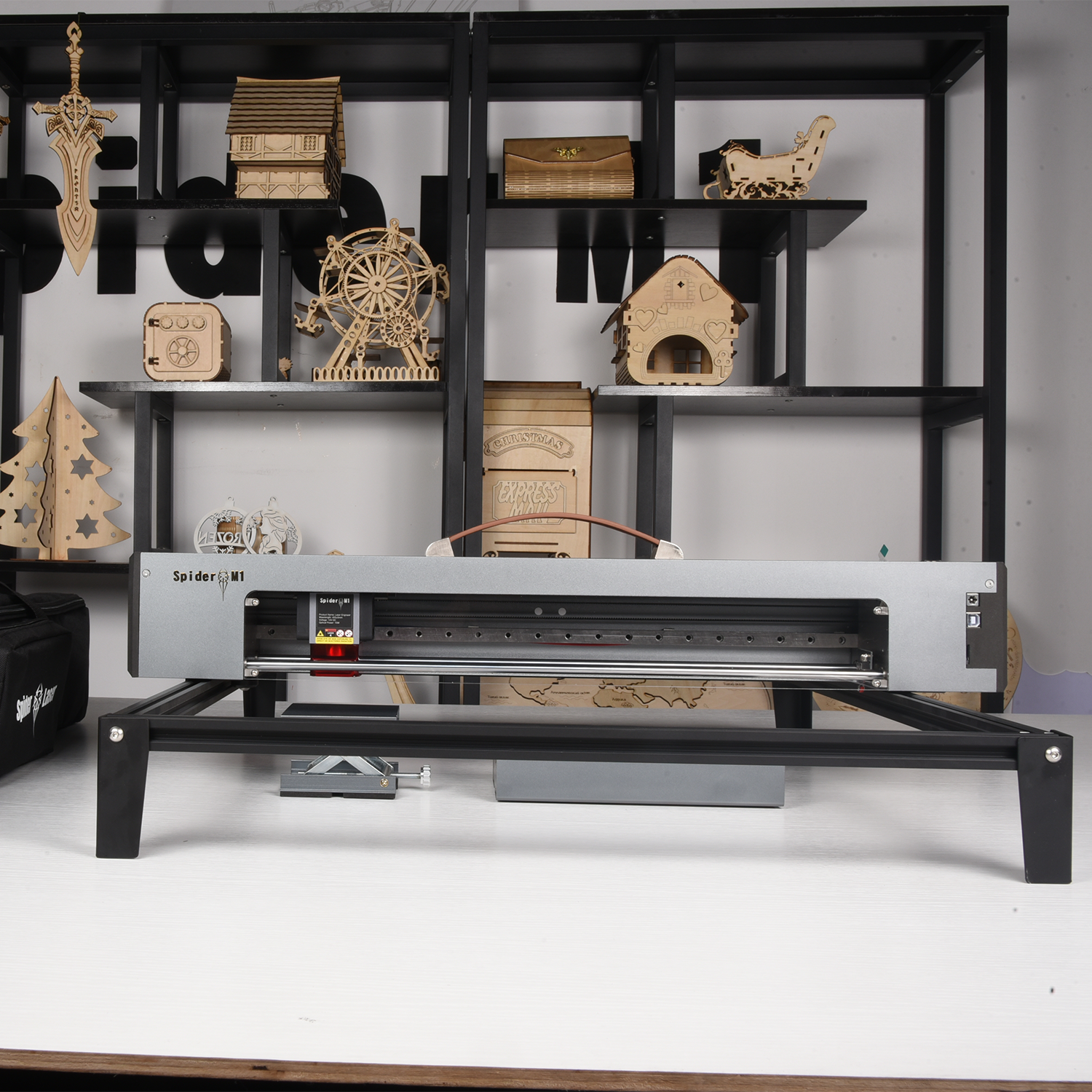 Tyvok Spider M1: Laser Engraver & Cutter with Super Long Y-axis Work Area - Spider-Laser