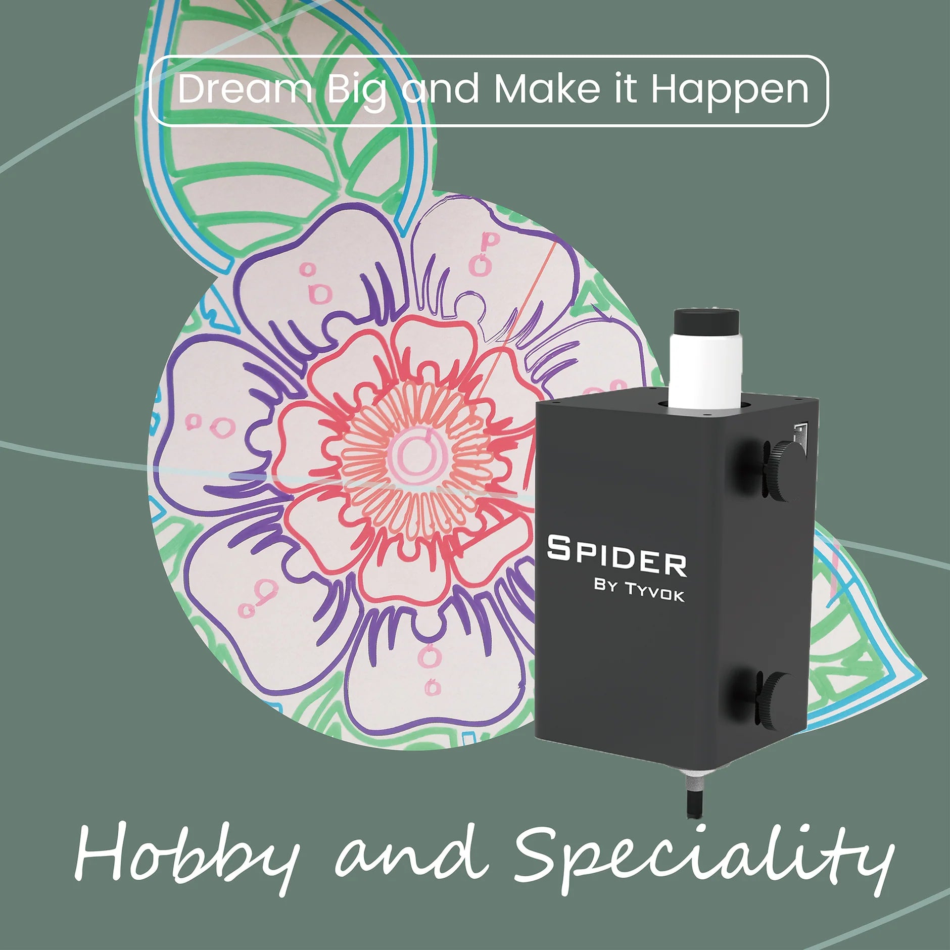 Tyvok - Line Drawing Module for Spider Series Laser Machine - Spider-Laser