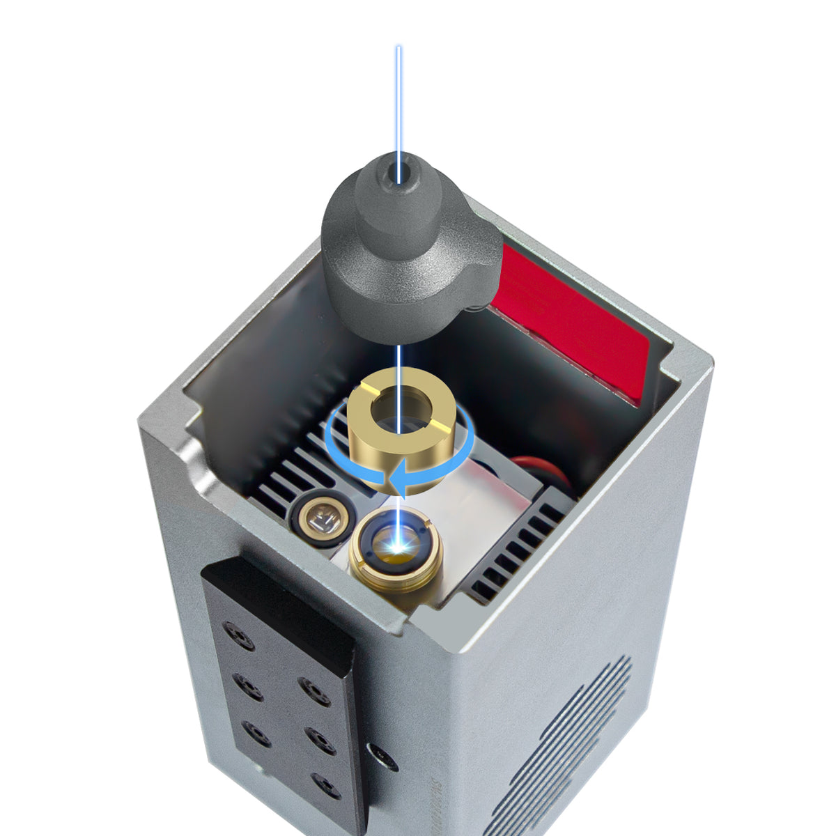 TYVOK Laser Module Protective Lens For X1S pro and S1 20/40/60W Silver Laser Module product image 3