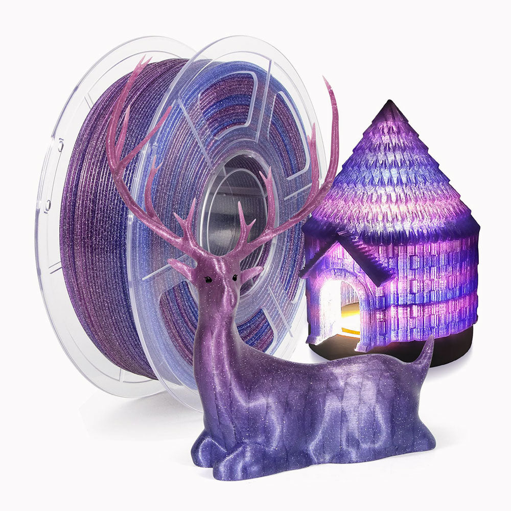 Transparent Glitter PETG Printer Filament