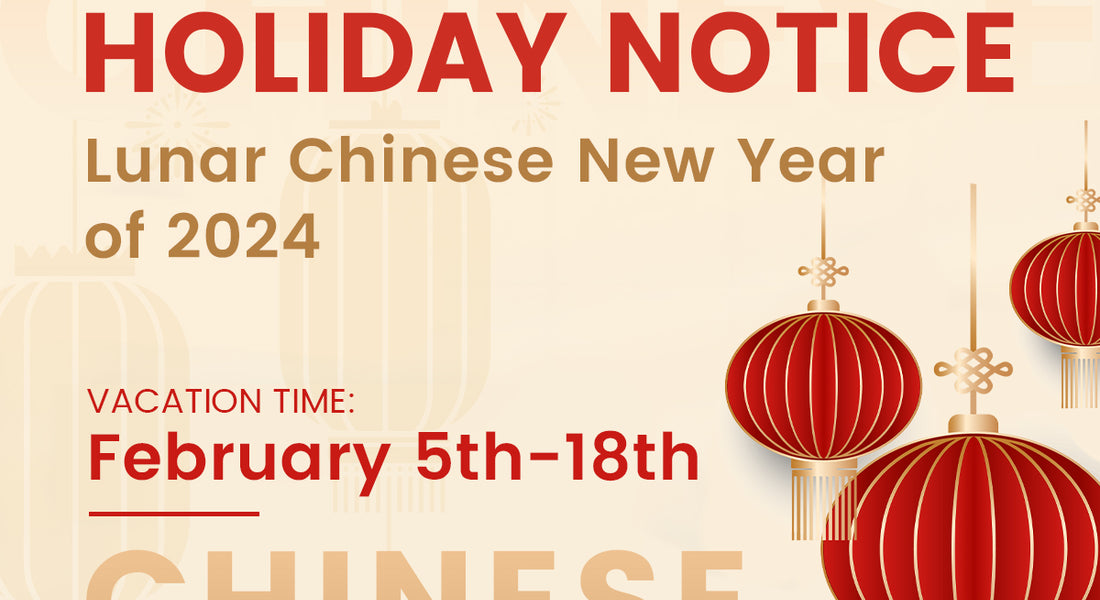 Tyvok's Holiday Notice - Lunar Chinese New Year of 2024