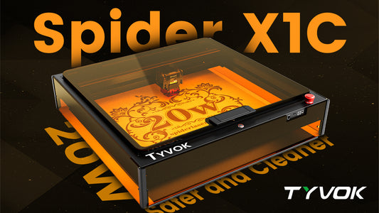 Introducing the New Orange Spider X1C: Brighten Your Engraving Experience!