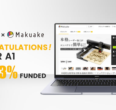 Celebrating the Success of Tyvok Spider A1 on Japanese Crowdfunding Platform Makuake