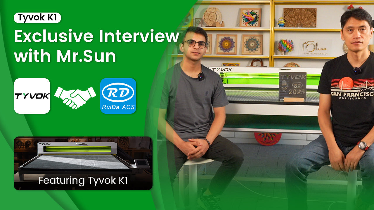 Tyvok K1 × Ruida CTO: A Conversation About the Next Chapter for CO₂ Lasers