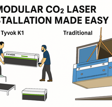 Traditional CO₂ Lasers Face Big Challenges Getting Indoors. Tyvok K1 Makes It Simple.