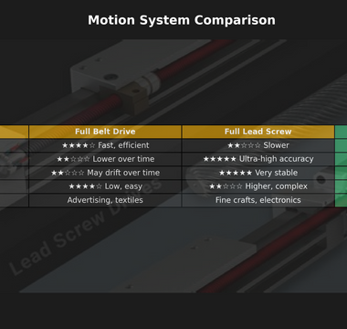 Why Tyvok K1 Uses a Hybrid Motion System (Belt + Lead Screw)