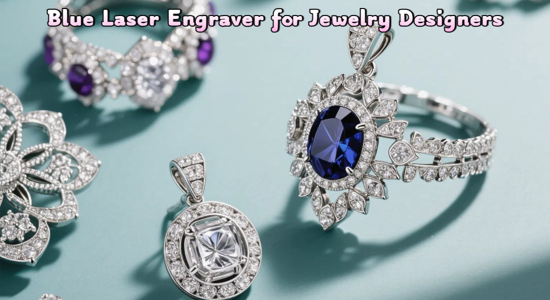 Jewelry Engraving with Blue Laser – 0.01mm Precision for Silver & Steel