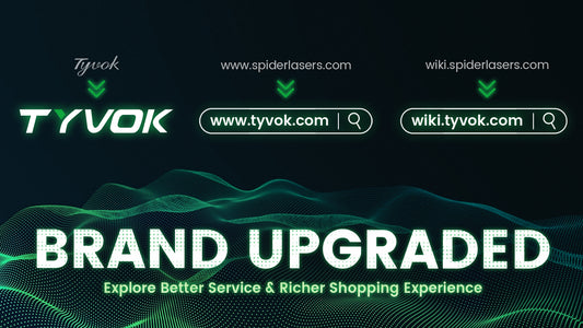 Spider Lasers Official Website Upgraded to Tyvok, Brand Embarks on New Milestone!