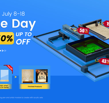 Prime Day On! Discover TYVOK Laser Engravers, Unleash Creativity!