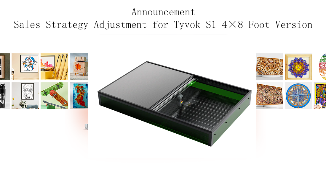 Announcement: Sales Strategy Adjustment for Tyvok S1 4×8 Foot Version