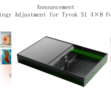 Announcement: Sales Strategy Adjustment for Tyvok S1 4×8 Foot Version