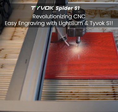 Revolutionizing CNC: Easy Engraving with LightBurn & Tyvok S1!