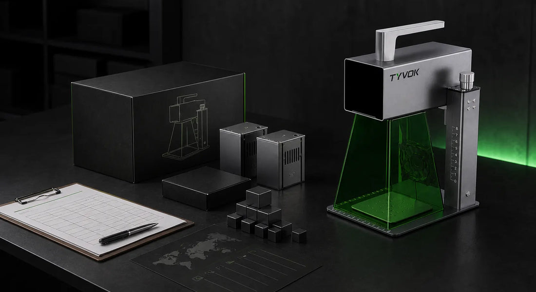 Laser engraver OEM quantity planning for a TYVOK P2 private label program