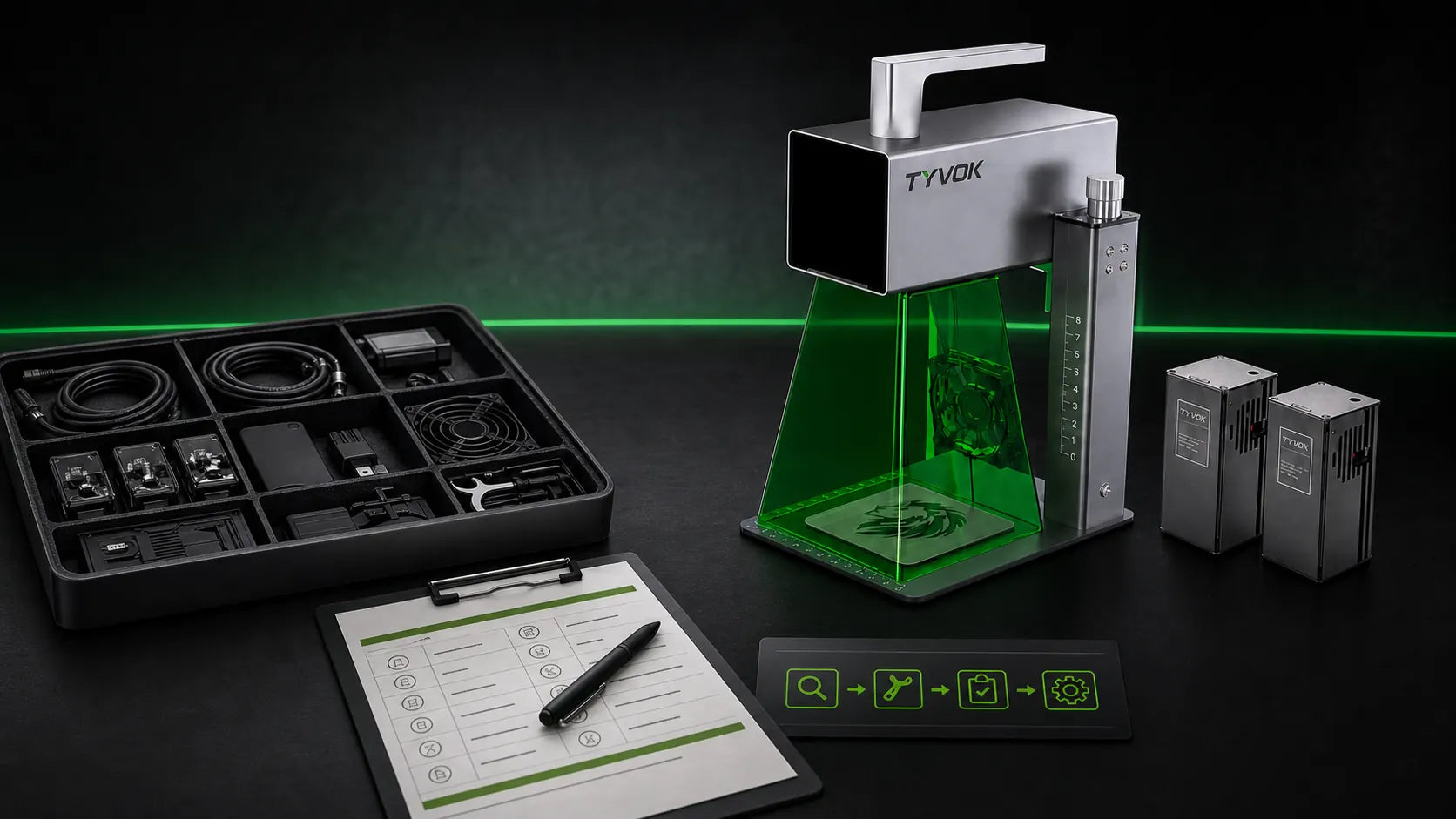 OEM laser engraver warranty and spare parts planning