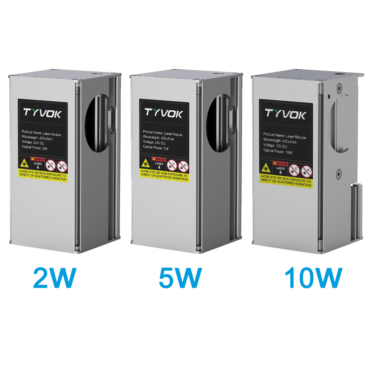TYVOK P2 Interchangeable Laser Module Kit with 2W/5W/10W Options