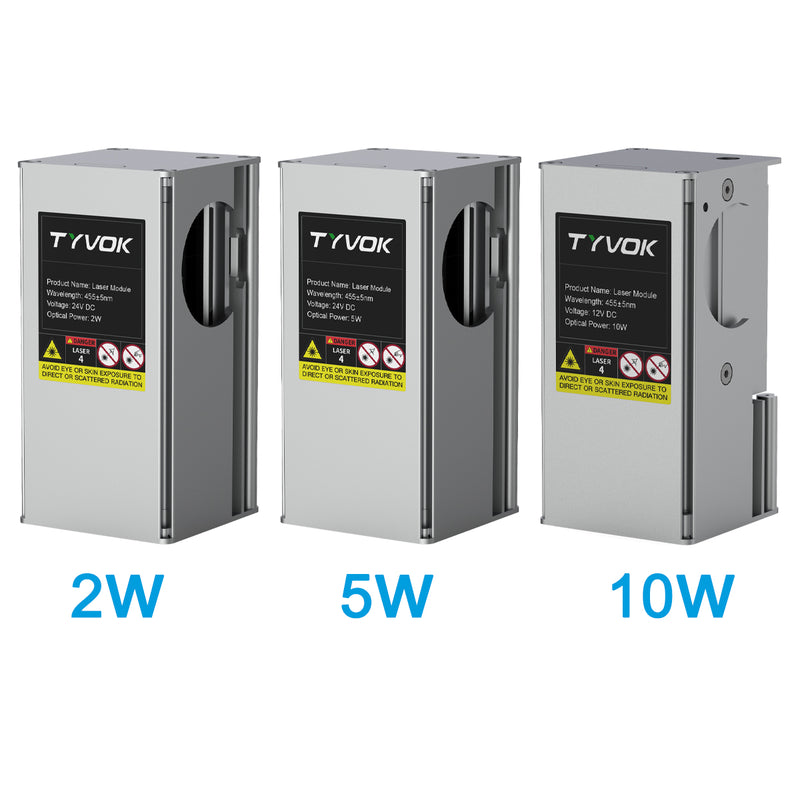 TYVOK P2 Interchangeable Laser Module Kit with 2W/5W/10W Options
