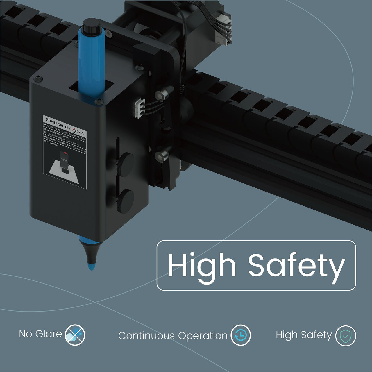 Tyvok - Line Drawing Module for Spider Series Laser Machine