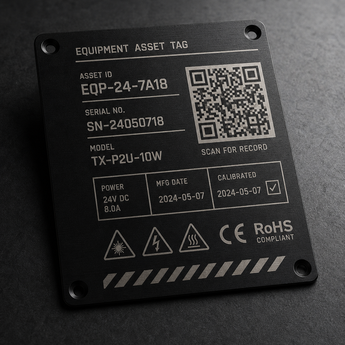 TYVOK Design Lab preview - Qr Asset Tag Laser Design Pack