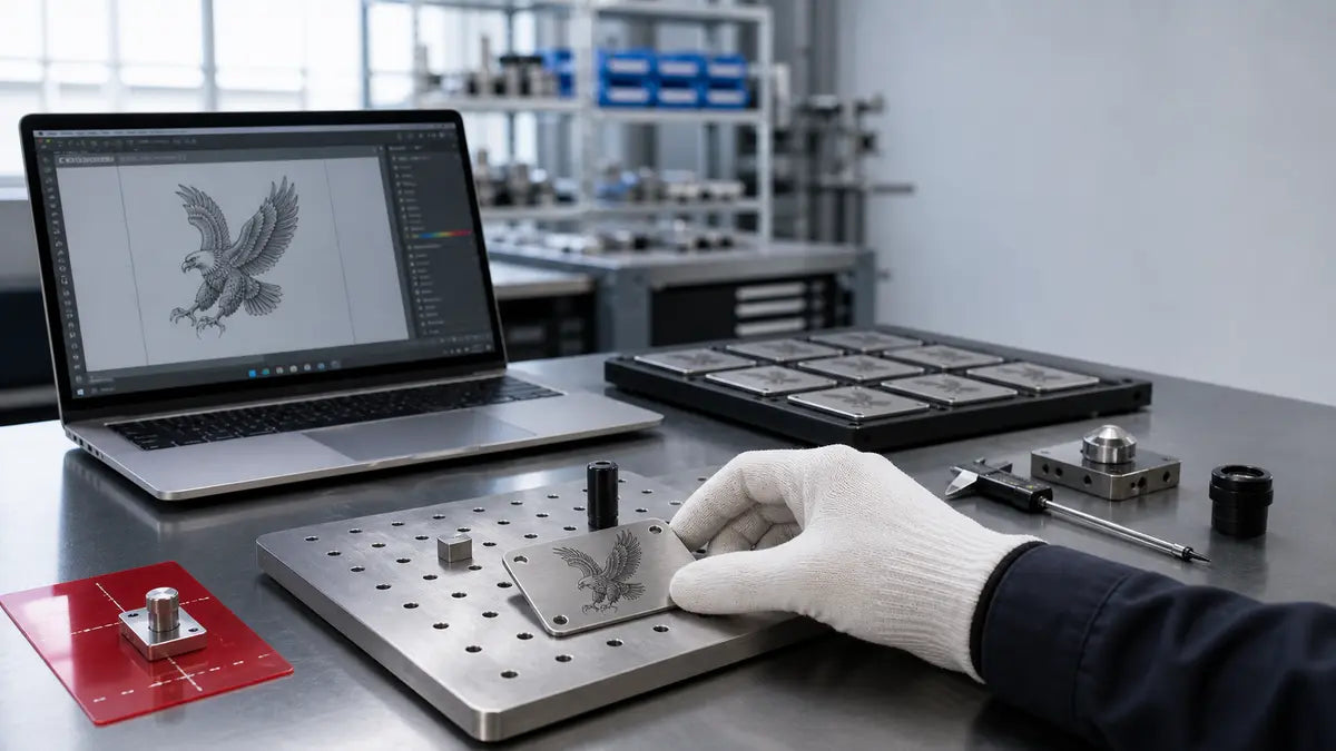 Tyvok P2 Ultra rotary workflow for cylindrical metal parts with visual alignment